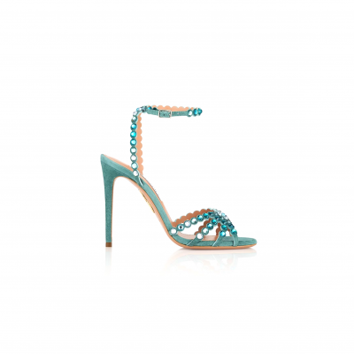 AQUAZZURA TEQUILA SANDAL 105 TQLHIGS0-SUE-LGE